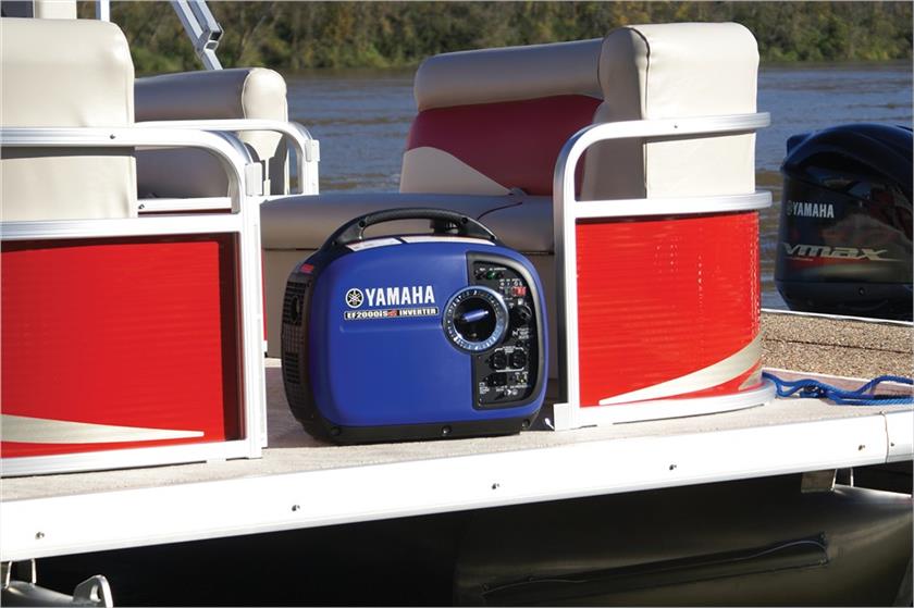 Yamaha generator on boat